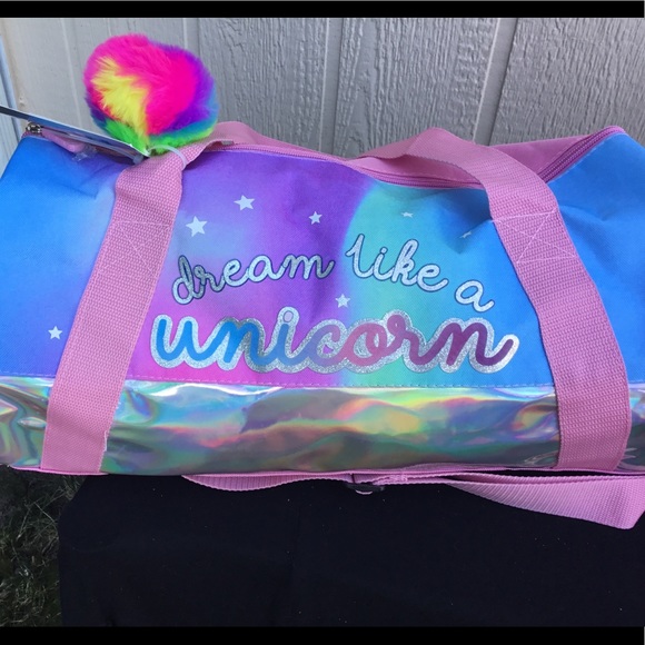 🦄Unicorn Shimmer 🩰 🎟🩰Pink Satin tote duo🧘♀️